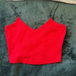 Red shien v cut tank
